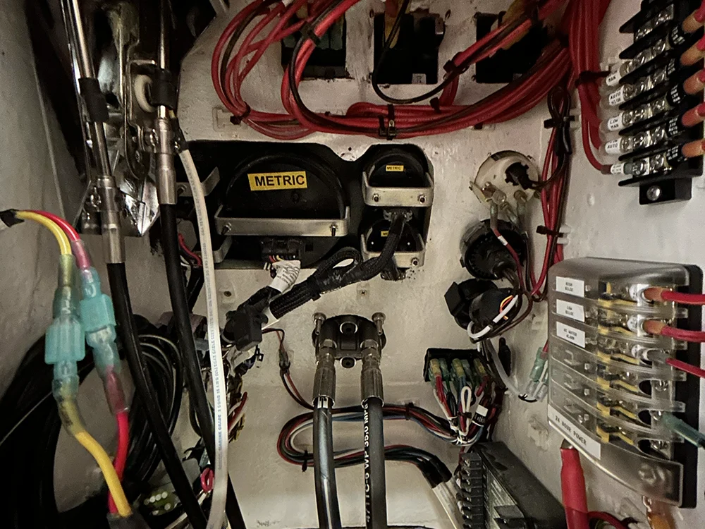 Electrical work at Atlantic Boat