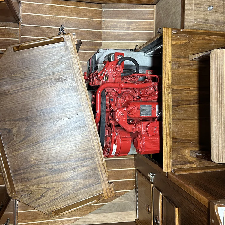 Engine work at Atlantic Boat