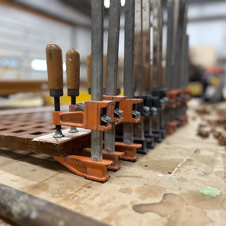 Boat interior wood working project